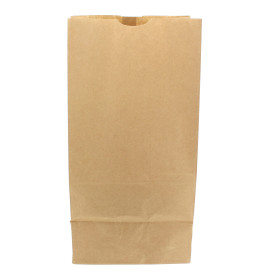 Bolsa de Papel Sin Asas Kraft 18+12x29cm (1000 Unidades)