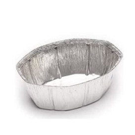 Envases Aluminio Ovalado para Pollo 2400ml (Caja 500Uds)
