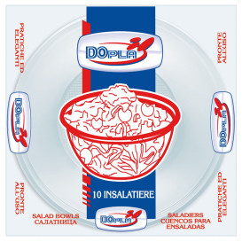 Bol de Plastico PS Transparente 2000ml (60 Uds)