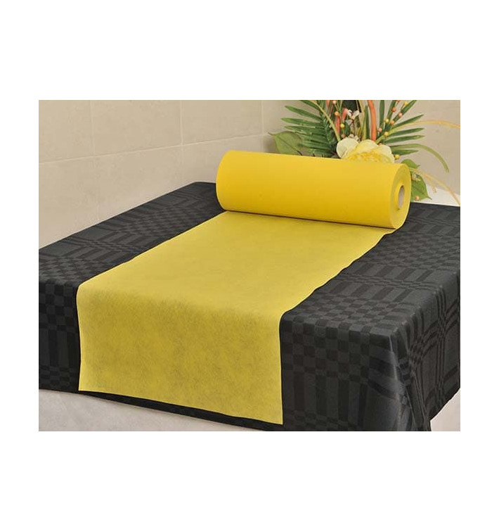 Mantel Camino Novotex Precorte Amarillo 0,4x48m 50g (1 Uds) Mantel Camino Novotex Precorte Amarillo 0,4x48m 50g (1 Uds)