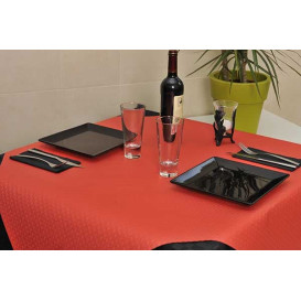 Mantel de Papel Cortado 1x1 Metro Rojo 40g (400 Uds)
