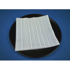 Servilleta Airlaid "Basic" Azul 40x40cm (50 Uds)