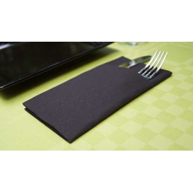 Servilleta Kanguro Airlaid Negro 33x40cm (30 Uds)
