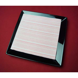 Servilleta Papel "Basic Rojo" Punta- Punta 40x40cm (50 Uds)