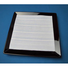 Servilleta Papel "Basic Turquesa" Punta- Punta 40x40cm (50 Uds)
