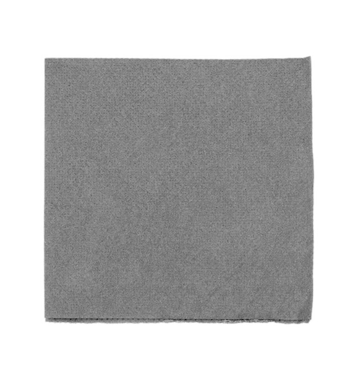 Servilleta de Papel Cocktail Gris 20x20cm (100 Uds) Servilleta de Papel Cocktail Gris 20x20cm (100 Uds)