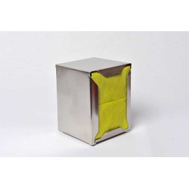 Servilletas de Papel Miniservis Pistacho 17x17cm (80 Uds)
