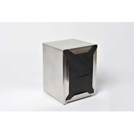 Servilletas de Papel Miniservis Negro 17x17cm (80 Uds)