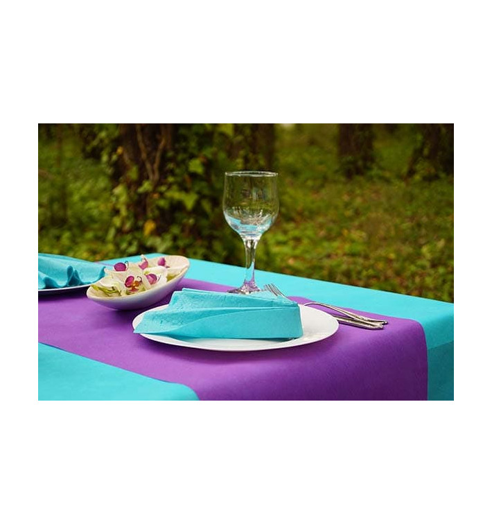 Mantel Novotex No Tejido Turquesa 120x120cm (150 Uds) Mantel Novotex No Tejido Turquesa 120x120cm (150 Uds)