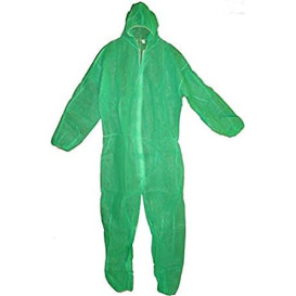Mono TST PP Con Capucha y Cierre Cremallera Talla XXL Verde (1 Ud)