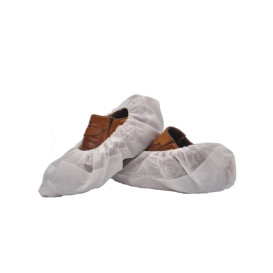 Cubrezapatos TST de PP Blanco con Suela Reforzada CPE Blanco (500 Uds)
