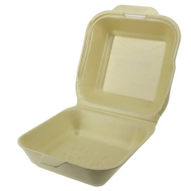 Envase Hamburguesa FOAM Pequeña Champagne (125 Uds)