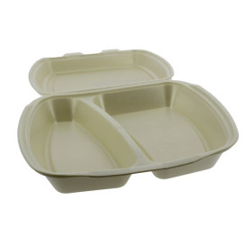 Envase Foam MenuBox 2 C. Champagne 240x210x70mm (250 Uds)