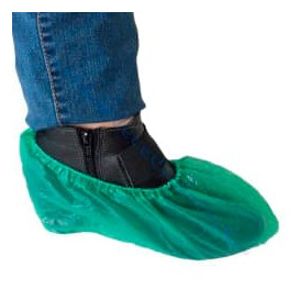 Cubrezapatos en Polietileno CPE G160 Verde (1000 Uds)