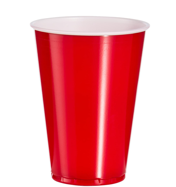 Vaso Rojo Americano para Fiestas 10 Oz/300ml (50 Uds)