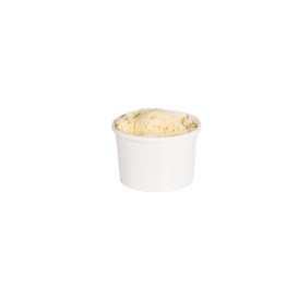 Tarrina de Cartón Blanca para Sopa 8 Oz (25 Uds)