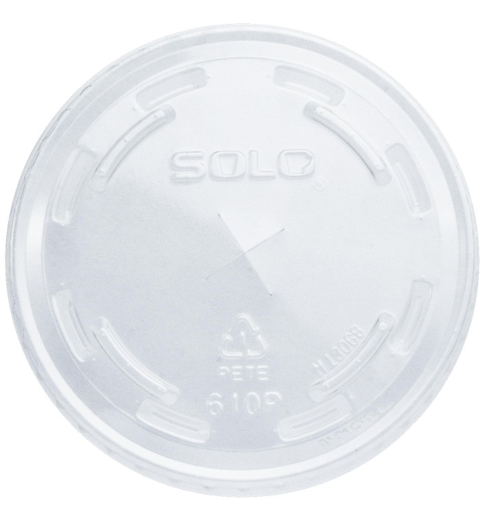 Tapa Cruz Para Vaso PET Solo Ultra Clear 9Oz Alto y 10Oz (1000 Uds)
