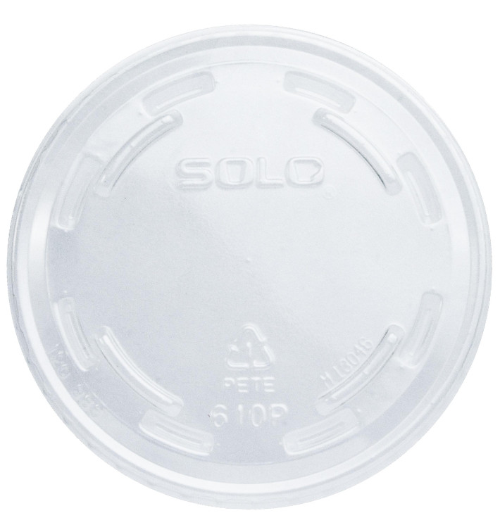 Tapa Cerrada Para Vaso PET Solo Ultra Clear 9Oz Alto y 10Oz (1000 Uds)