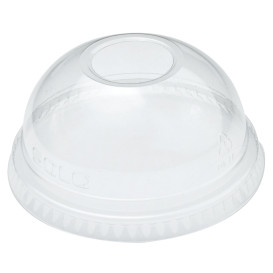Tapa Cúpula Agujero Vaso PET Solo Ultra Clear 9Oz Alto y 10Oz (1000 Uds)