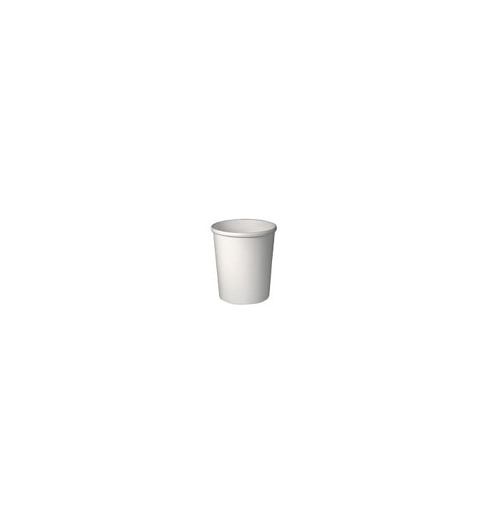 Tarrina de Cartón Blanca para Sopa 32 Oz (500 Uds)