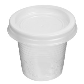 Tapa de Plastico PS Vaso 80ml Ø5,7cm (2400 Uds)