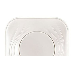 Plato de Plastico PP "X-Table" Cuadrado Perla 180mm (8 Uds)