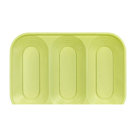 Bandeja de Plastico PP "X-Table" 3C Lima 330x230mm (2 Uds)