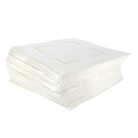 Servilleta de Papel Sulfito Blanca 25x25cm (750 Uds)