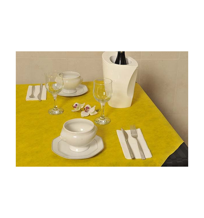 Mantel Rollo Novotex Amarillo 1,2x48m 50g (1 Ud) Mantel Rollo Novotex Amarillo 1,2x48m 50g (1 Ud)
