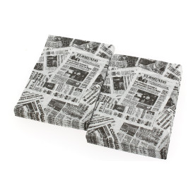 Servilletas de Papel Miniservis "Prensa" 17x17cm (6000 Uds)