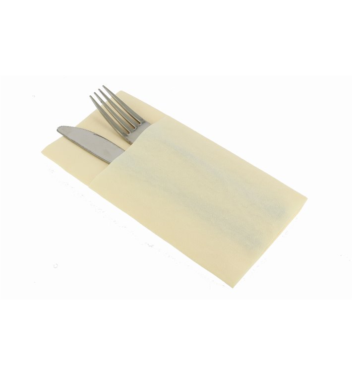 Servilleta Kanguro Airlaid Crema 40x40cm (480 Uds) Servilleta Kanguro Airlaid Crema 40x40cm (480 Uds)