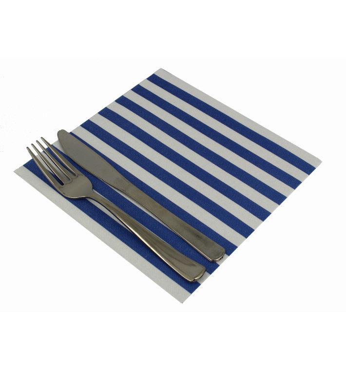 Servilleta Papel "Marina" Punta- Punta 40x40cm (50 Uds)