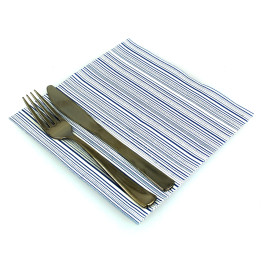Servilleta Airlaid "Basic" Azul 40x40cm (50 Uds)