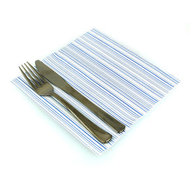 Servilleta Airlaid "Basic" Turquesa 40x40cm (50 Uds)