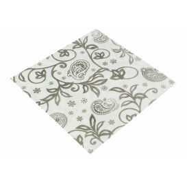 Servilleta Airlaid Blanca "Cachemir" 40x40cm (50 Uds)