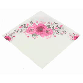 Servilleta Airlaid "Bouquet" 40x40cm (50 Uds)