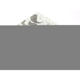Servilleta Airlaid "Bigotes" 40x40cm (50 Uds)