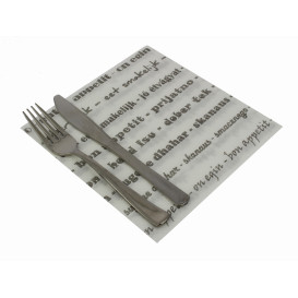 Servilleta Airlaid "Buen Provecho" 40x40cm (50 Uds)