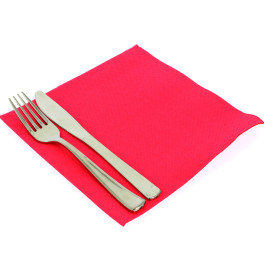 Servilleta Papel Fucsia Punta- Punta 40x40cm (50 Uds)