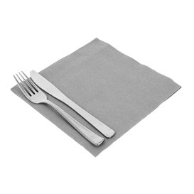 Servilleta Airlaid Gris 40x40cm (50 Uds)