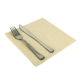 Servilleta Airlaid Crema 40x40cm (50 Uds)