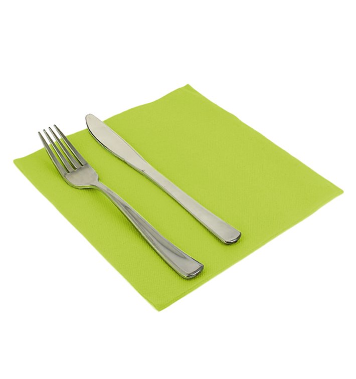 Servilleta Airlaid Pistacho 40x40cm (50 Uds)