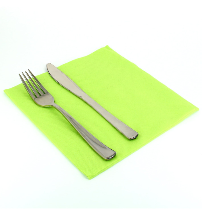Servilleta Airlaid Pistacho 40x40cm (600 Uds)