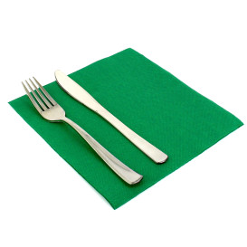 Servilleta Airlaid Verde 40x40cm (50 Uds)