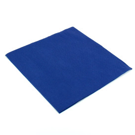 Servilleta de Papel Azul 2C Punta-Punta 33x33cm (50 Uds)