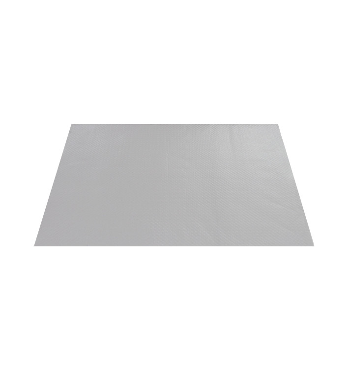 Mantel Individual de Papel 30x40cm Plata 50g (500 Uds)