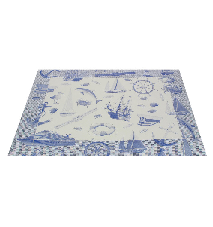 Mantel Individual Papel 30x40cm "Marinero" 50g (2500 Uds)
