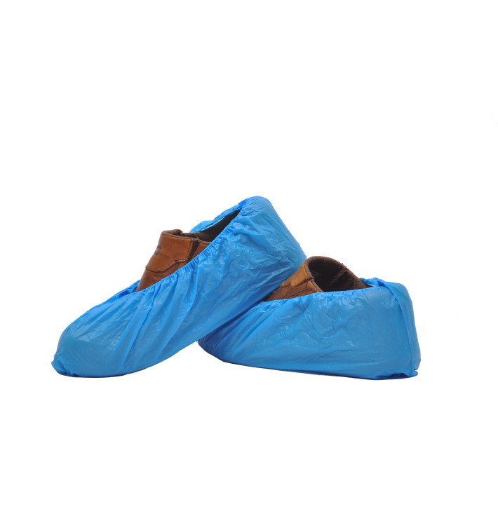 Cubrezapatos en Polietileno CPE G160 Azul (1000 Uds)