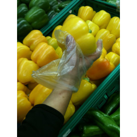 Guantes de Polietileno Gofrado Transparente En Block (10000 Uds)