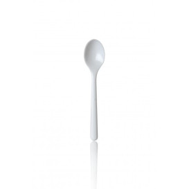 Cucharilla de Plastico Premium Blanca 130 mm (50 Uds)